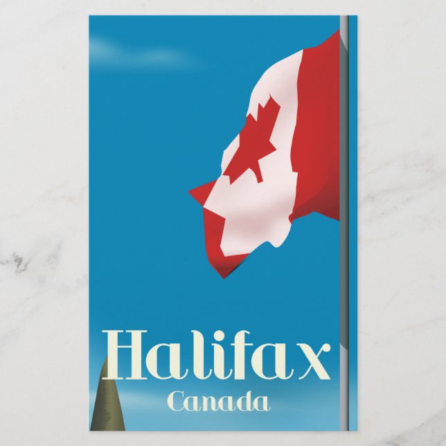 Papelaria Poster de viagens Halifax Canadá (Frente)