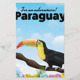 Papelaria Poster de viagens Paraguai Toucan
