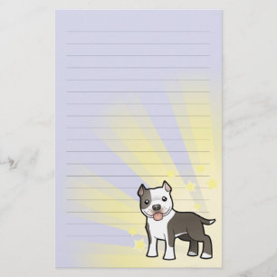 Papelaria Pouca estrela Pitbull/Staffordshire Terrier