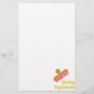 Papelaria Prejuízos de audição