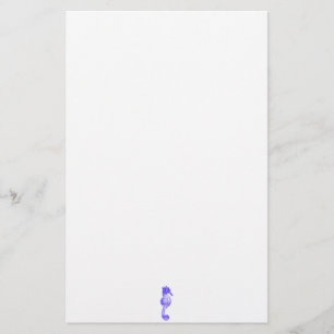 Papelaria Presente para o meio marinho de cavalos do mar em