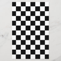 Preto e branco Checkered