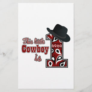 Papelaria Primeiro Aniversário do Cowboy
