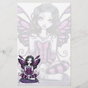 Papelaria Princesa cor-de-rosa gótico Fae Arte Artigos de