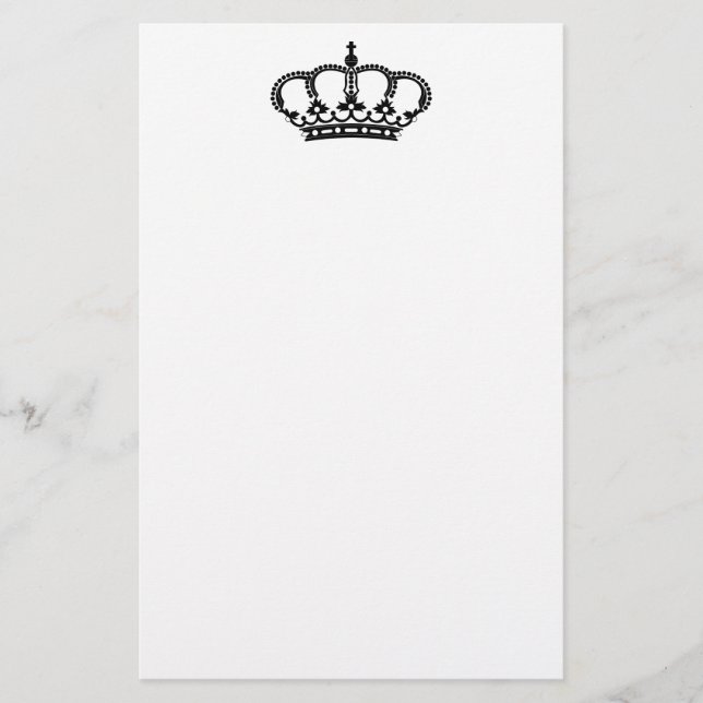 Papelaria Príncipe Coroa Real Rei (Frente)