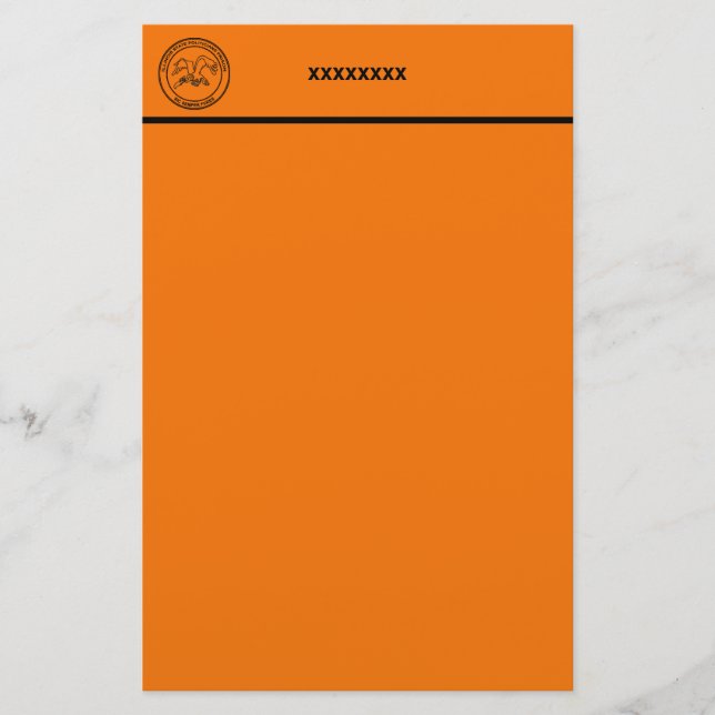 Papelaria Prisão de Políticos do Estado do Illinois (Frente)