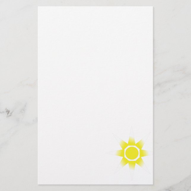 Papelaria Produto Sun magico branco amarelo (Frente)