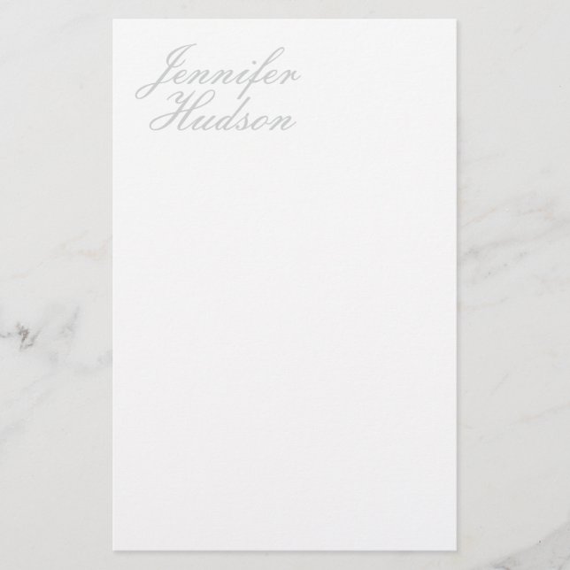Papelaria Professional minimalist modern calligraphy name (Frente)