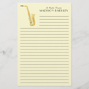 Papelaria Professor de Música Saxofone