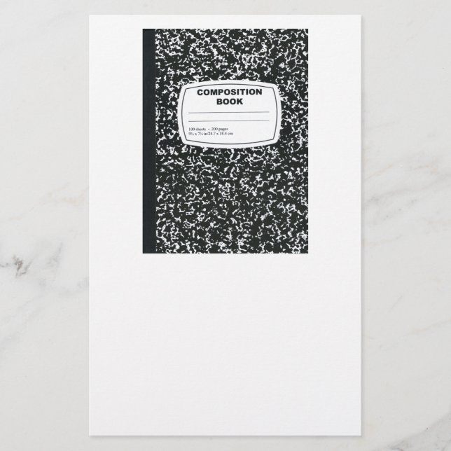 Papelaria Professora do livro de composição (Frente)
