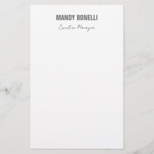 Papelaria Profissional elegante moderno minimalista adicione