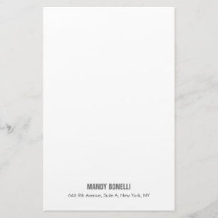 Papelaria Profissional elegante moderno minimalista adicione
