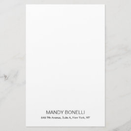 Papelaria Profissional elegante moderno minimalista trendy