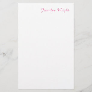 Papelaria Profissional minimalista feminino rosa