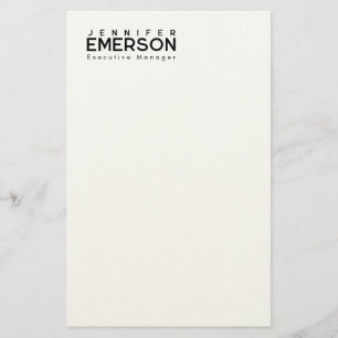 Papelaria Profissional minimalista moderno simples