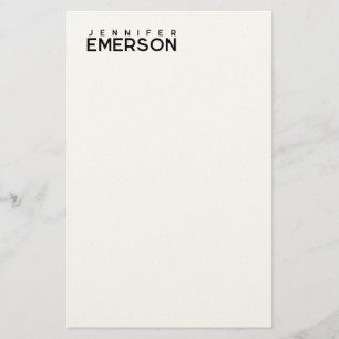 Papelaria Profissional minimalista moderno simples