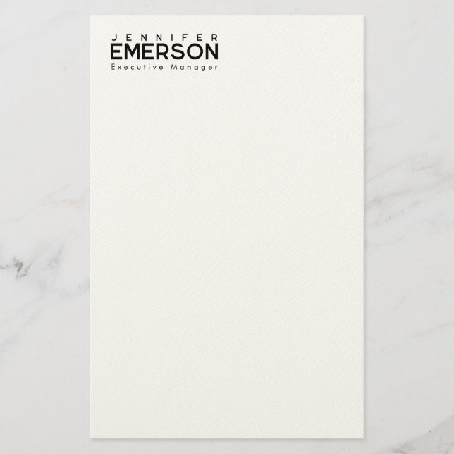 Papelaria Profissional minimalista moderno simples (Frente)