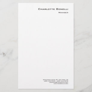 Papelaria Profissional Minimalista Moderno Simples