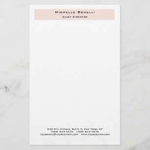 Papelaria Profissional Simples Moderno Minimalista 