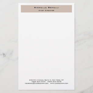 Papelaria Profissional Simples Moderno Minimalista