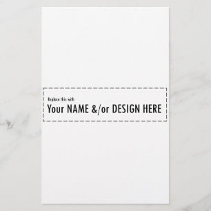 Papelaria Projete seu próprio costume personalizam o design