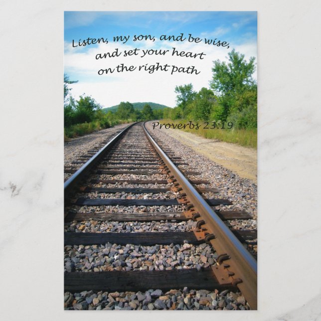 Papelaria Provérbios 23:19 (Frente)