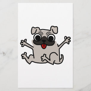 Papelaria Pug Feliz