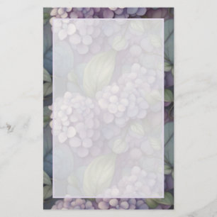 Papelaria Púrpura púrpura púrpura Elegante, cor d'água flora