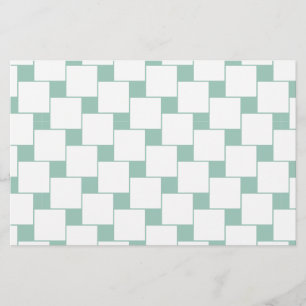 Papelaria Quadrados de forno de diversão, ponto verde