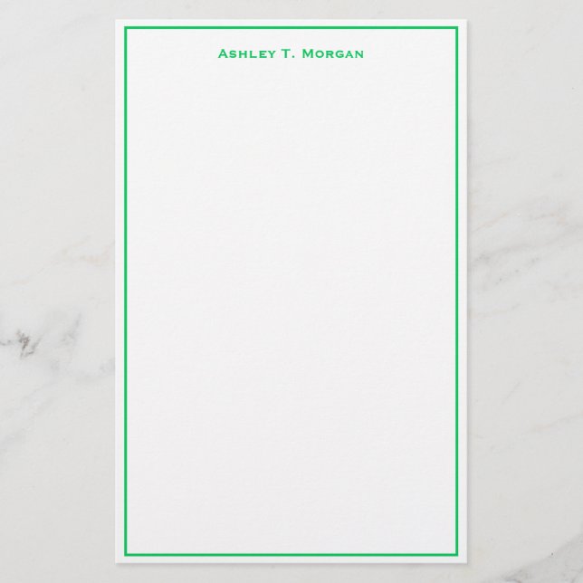 Papelaria Quadro Super Simplicidade do Emerald White DIY (Frente)