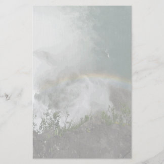 Papelaria Quedas elegantes do arco-íris dos artigos de