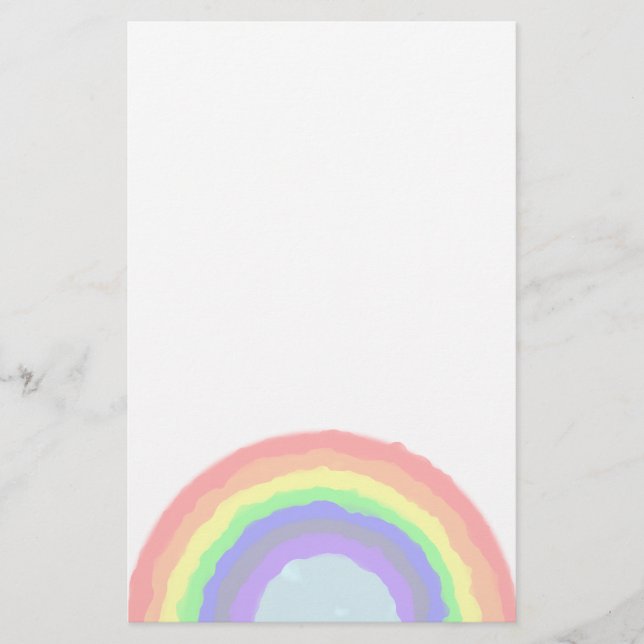 Papelaria Rainbow Writing Paper (Frente)