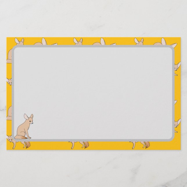 Papelaria Raposas Fennec (Frente)