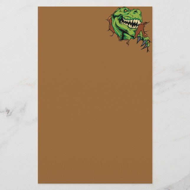 Papelaria Rasgos de T Rex (Frente)