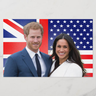 Papelaria Real Casamento Príncipe Harry e Meghan Markle