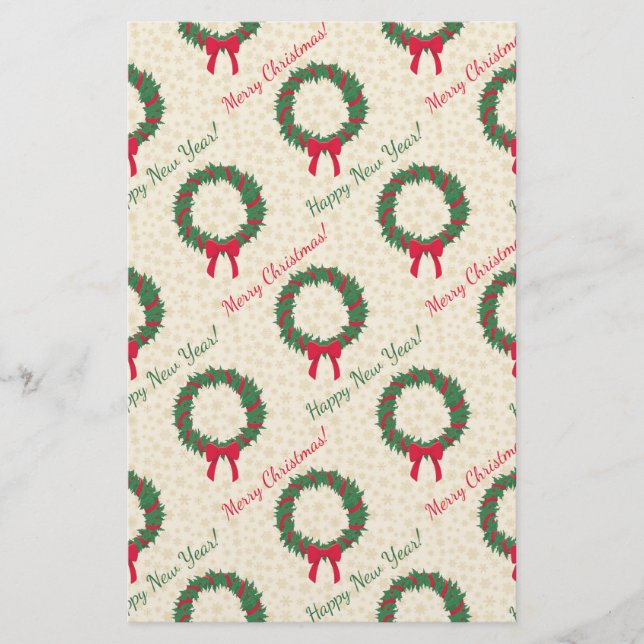 Papelaria Red Berries Holly Felry Natal (Frente)