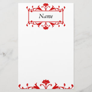 Papelaria Red Floral
