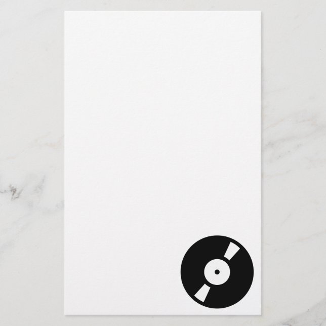 Papelaria registro retro-vinil (Frente)