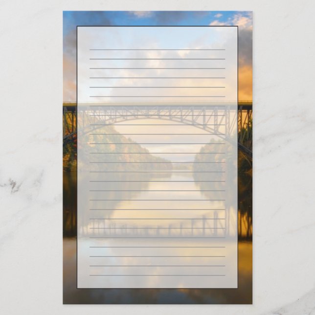 Papelaria Rei francês Ponte na queda (Frente)