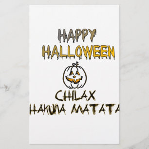 Papelaria Relaxe a Coleção Feliz de Halloween