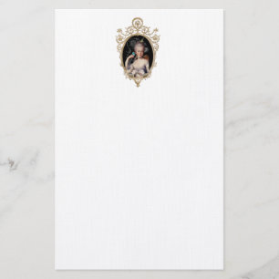 Papelaria Retrato decorativo da jovem Marie Antoinette
