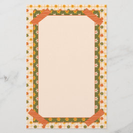 Papelaria Retro Spring Hand Drawn Faux Washi Floral Mix