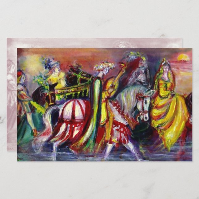 Papelaria RIDERS IN NIGHT Fantasy (Frente/Verso)