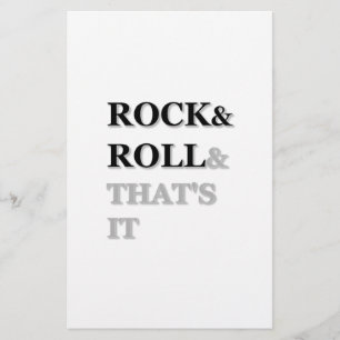 Papelaria Rock and Roll E é isso