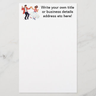 Papelaria Rock and roll! Nostalgia clássica da dança dos