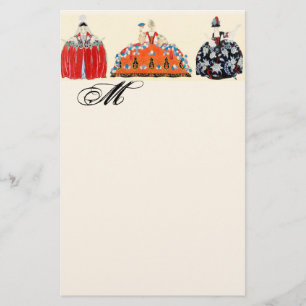 PAPELARIA ROCOCO LADİES FASHION COSTUME DESIGNER MONOGRAM