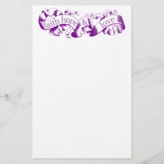 Papelaria Rolo Roxo 1 Corinthians 13 Estoque De Casamento