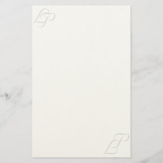 Papelaria Romântica para revisão de L e P