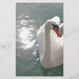 Papelaria Romantischer weisser Schwan
