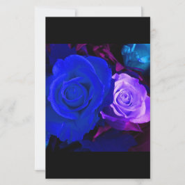 Papelaria Rosa azul roxo